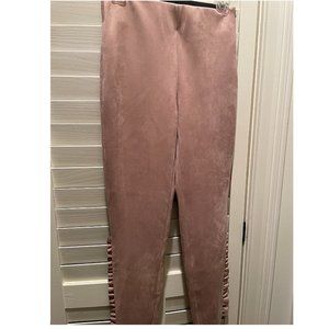 Zara Basic Women's Rose Microfiber Pants